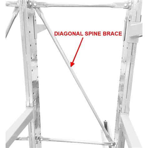 diagonal braces for rail